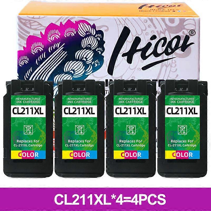 Remanufactured Ink Cartridge For Canon 211XL CL211XL 211 CL211 for MX350 MP250 MX340 MX360 MP280 MP459 MX410 IP2702 MP240