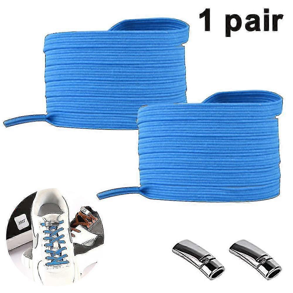 1 زوج لا ربطة عنق أربطة أحذية مرنة، مع قفل أربطة الأحذية المغناطيسية - One S