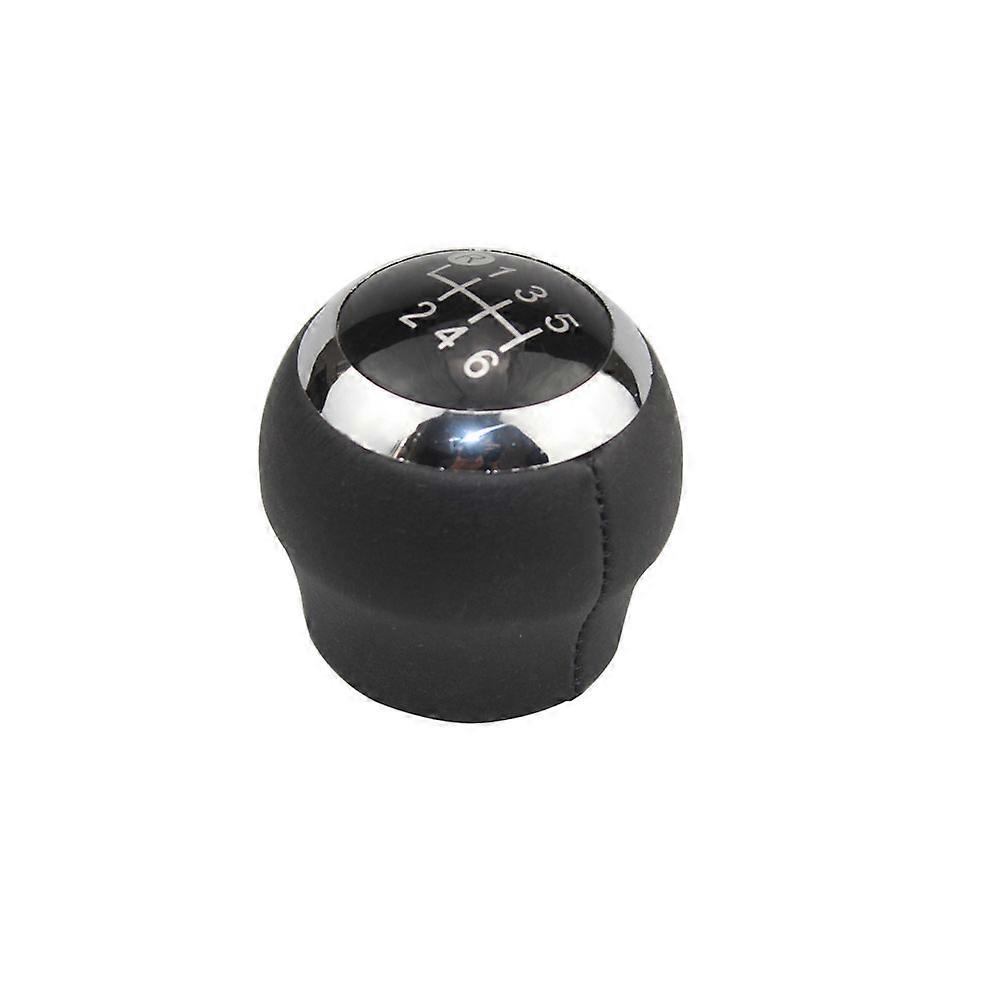 Pommeau De Levier De Vitesse 5 Vitesses Avec Soufflet Cuir Pour Skoda Octavia A5 (2004-2012) - Noir, Remplacement Direct - 6