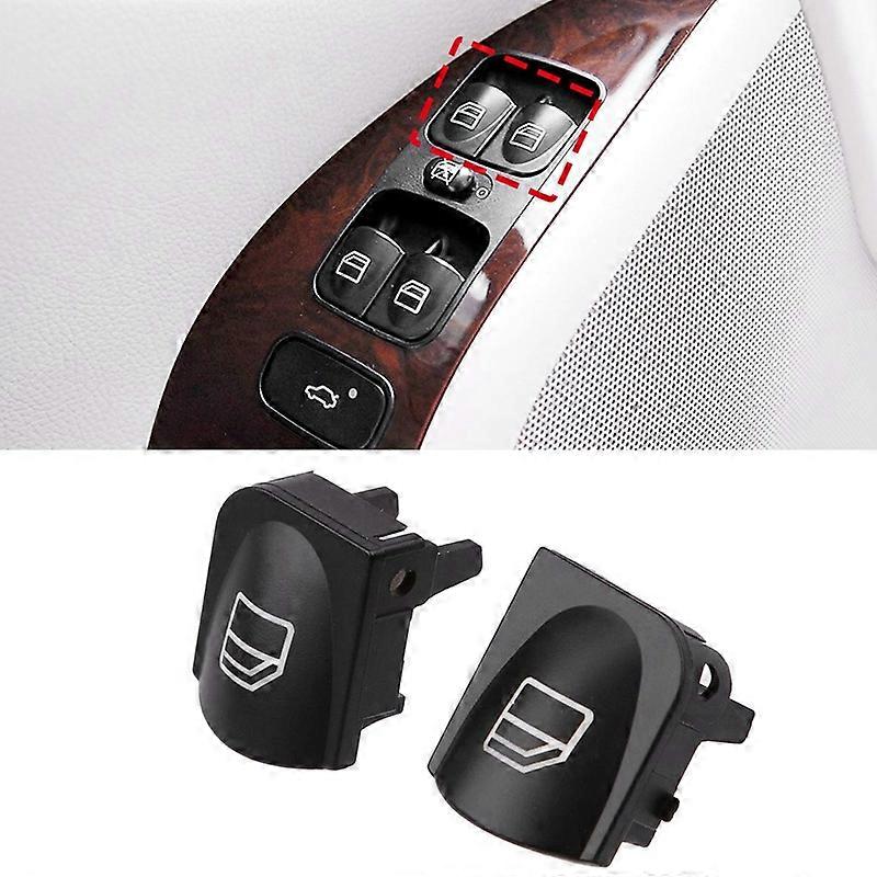 Window Repair Buttons, For Mercedes Benz W203 W208 C CLK CLASS Front Left + Right