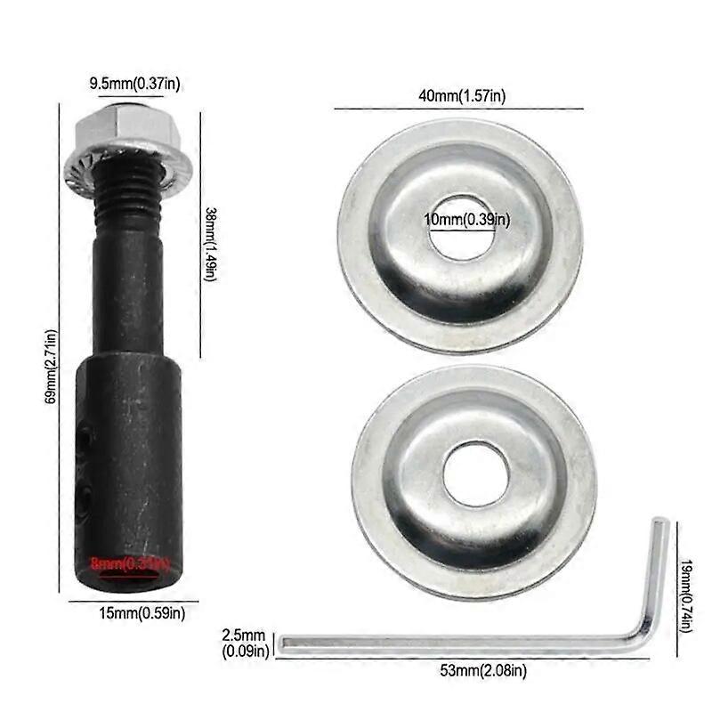 5/6/8/10/12/14/16mm Spindle Adapter For Polishing Machine Accessories Shaft Grinder Grinding Wheel Connecting Rod