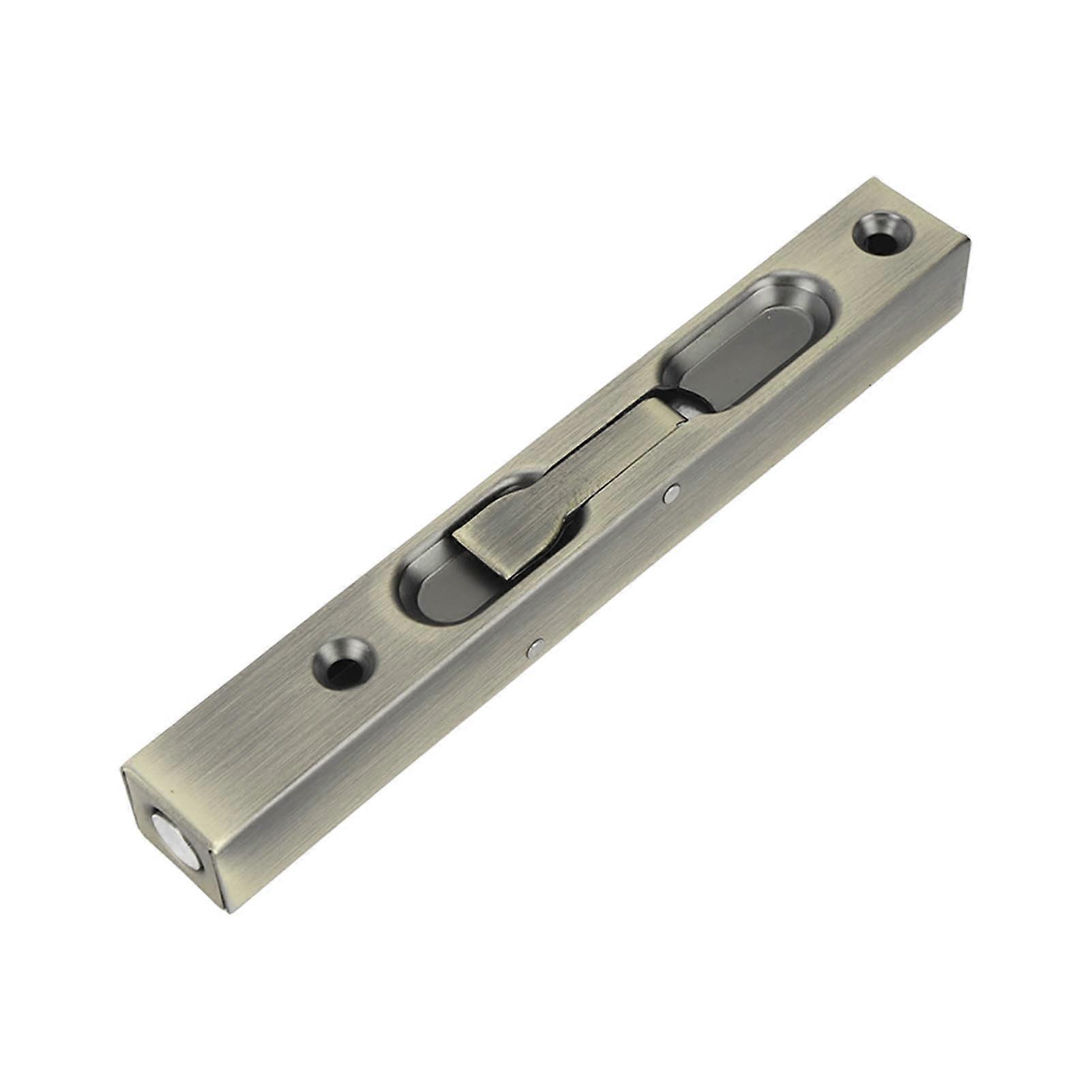 Cyan Aluminium Alloy Hidden Tube Thicken Slide Latch Lock for Door Gate Security