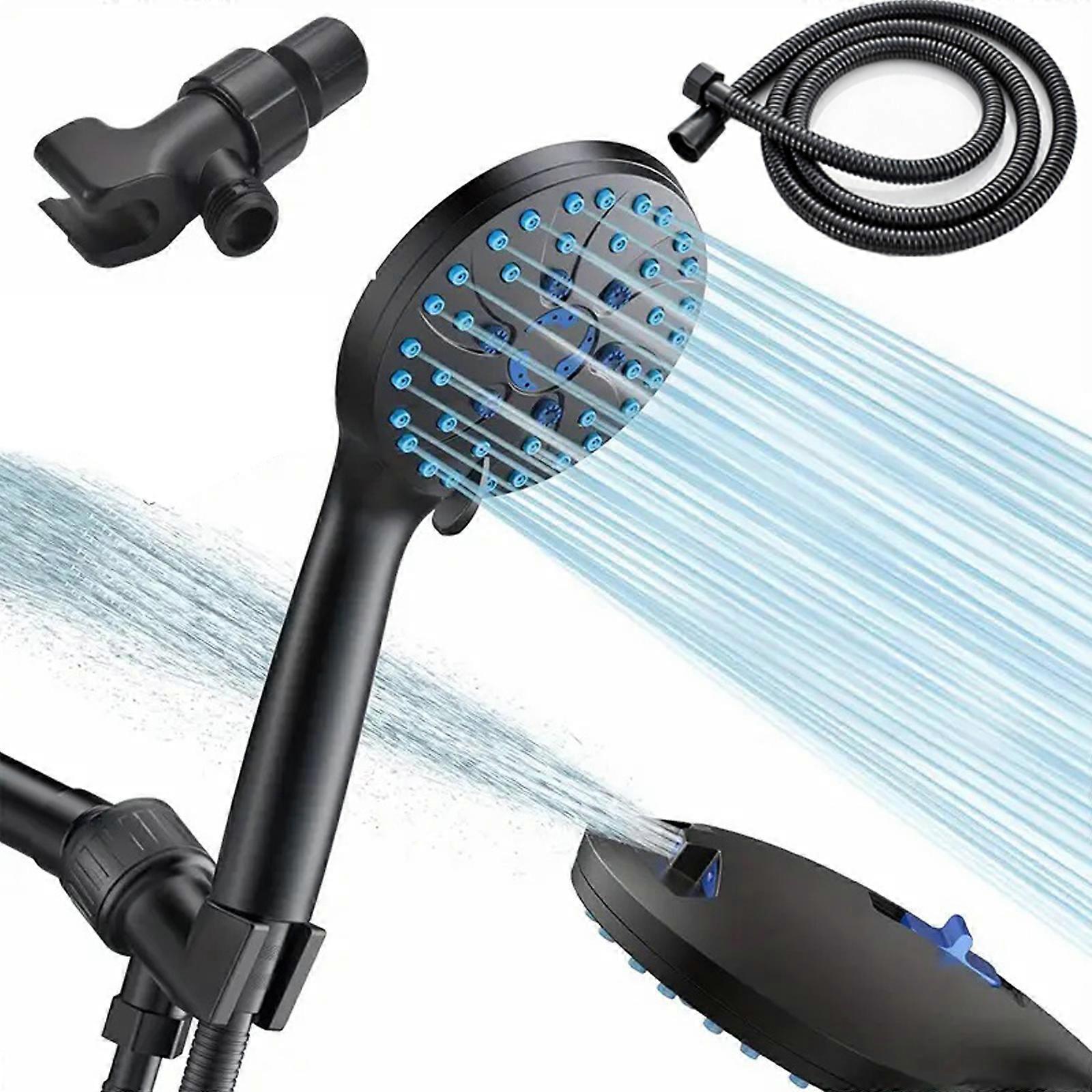 Handheld Shower Head 8-Mode High Pressure Powerful Massage Rainfall