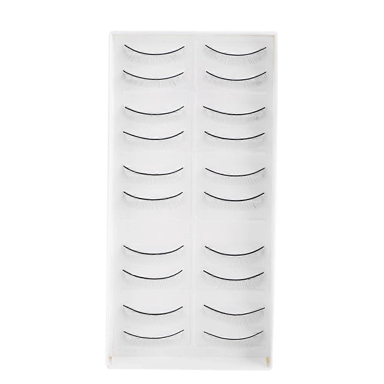 10 Pairs Practice Eyelashes False Lashes For Eyelash Extension Grafting Training Eye Makeup