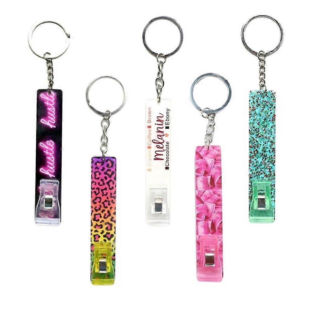 5 Pcs Card For Long Nails, Card Puller Keychain Atm Contactless Card Extractor For Credit Cards XYT