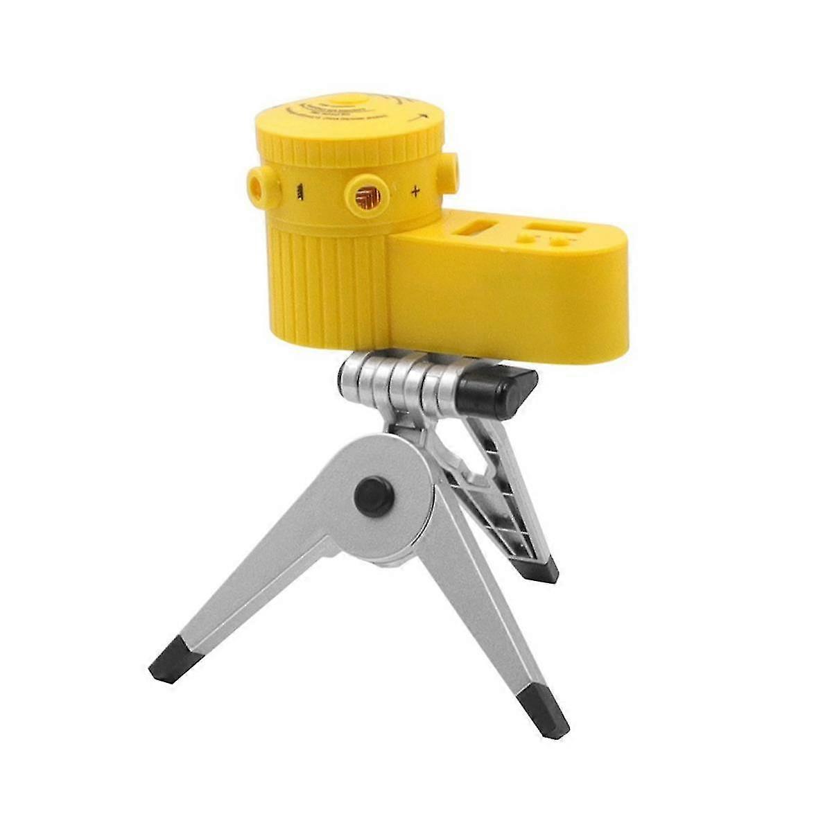 Horizontal Vertical Line Tool Yellow Multifunction Line Laser-leveler With Tripod Worldwide Silver