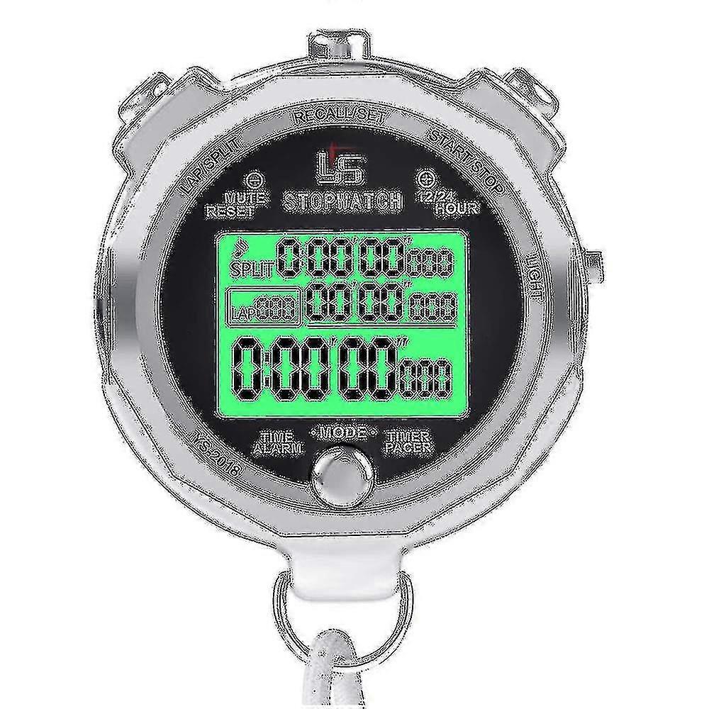 Metalen stopwatch timer met achtergrondverlichting