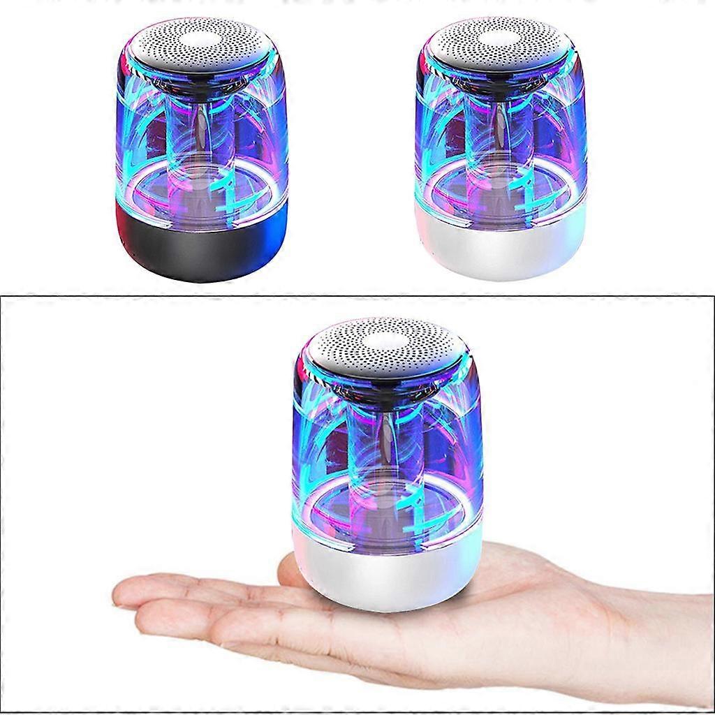 2x Colorful LED Light Portable Bluetooth Speaker Support TF Card