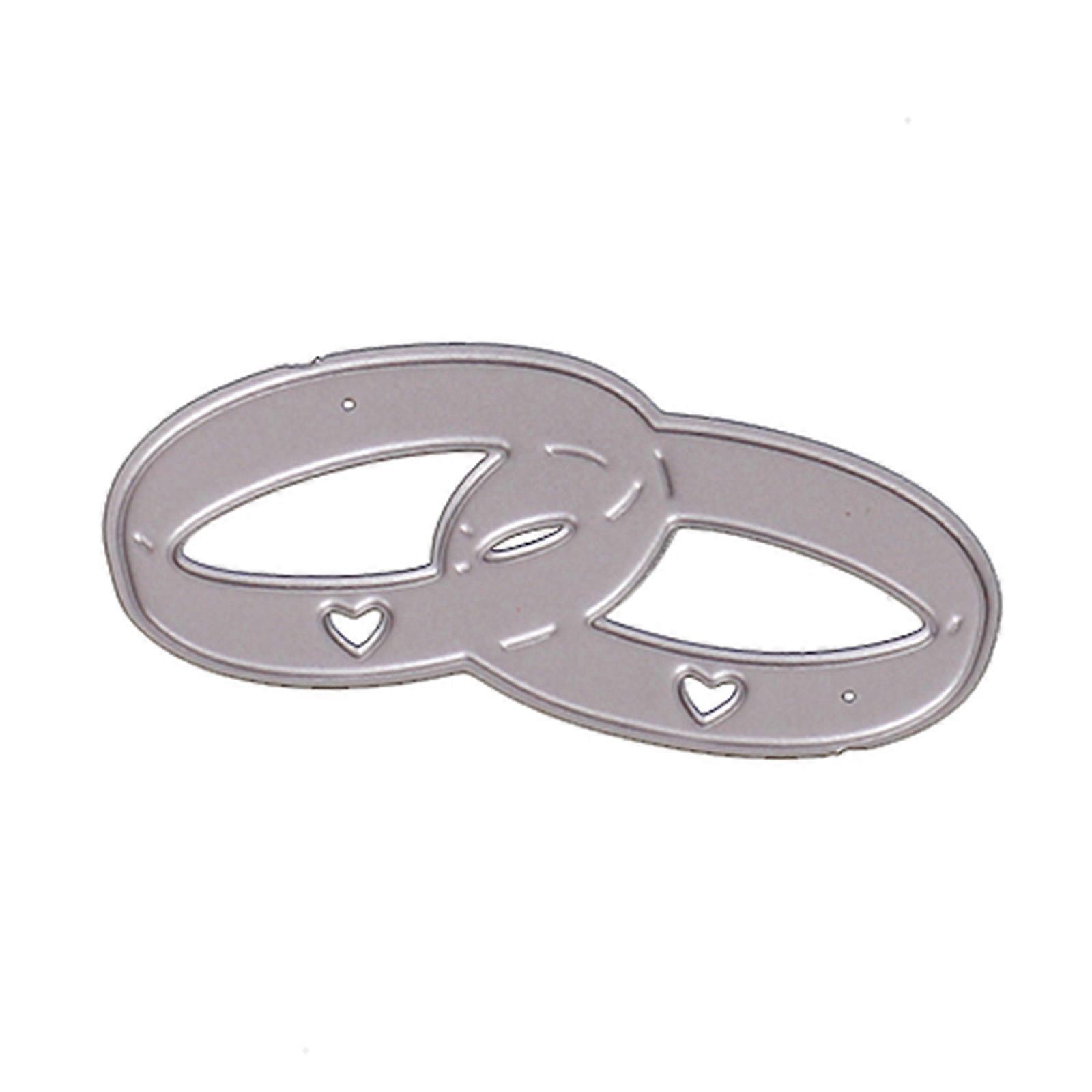 Exquisite Wedding Rings Cutting Die Stencil Scrapbooking Embossing Template