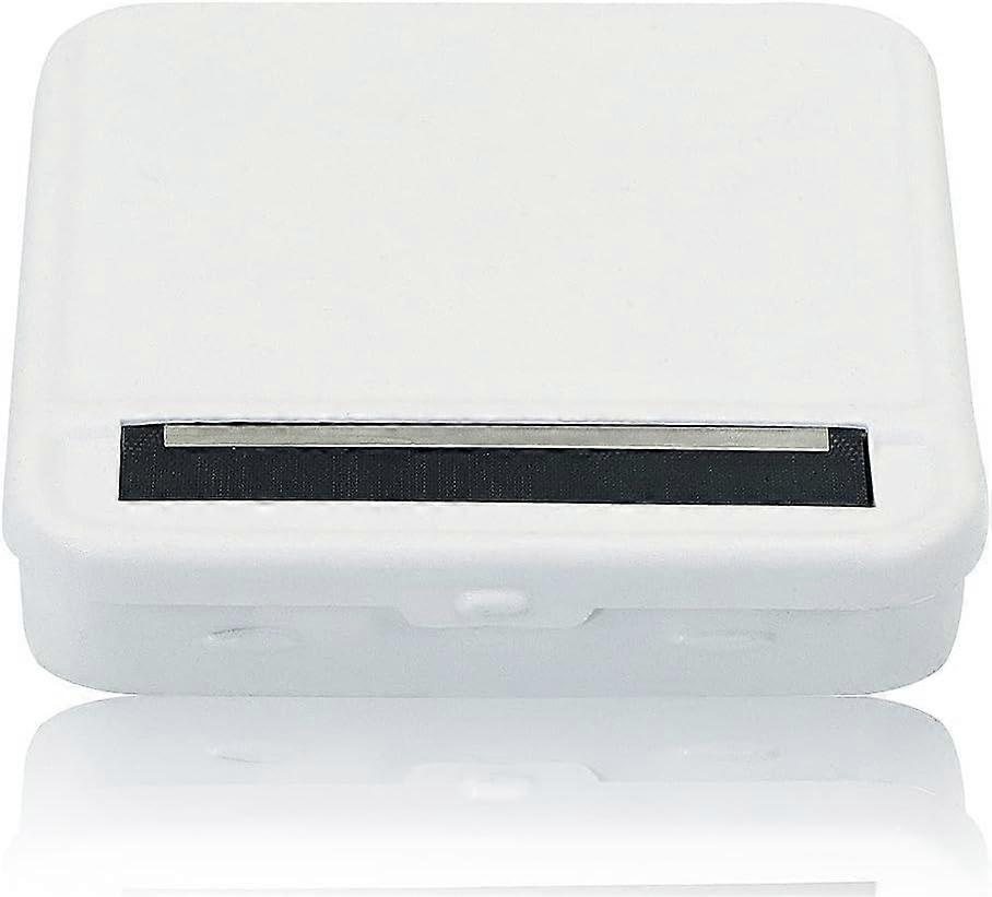 Rolling Machine Metal Color Automatic Roller Box & Storage Box 70mm (White)
