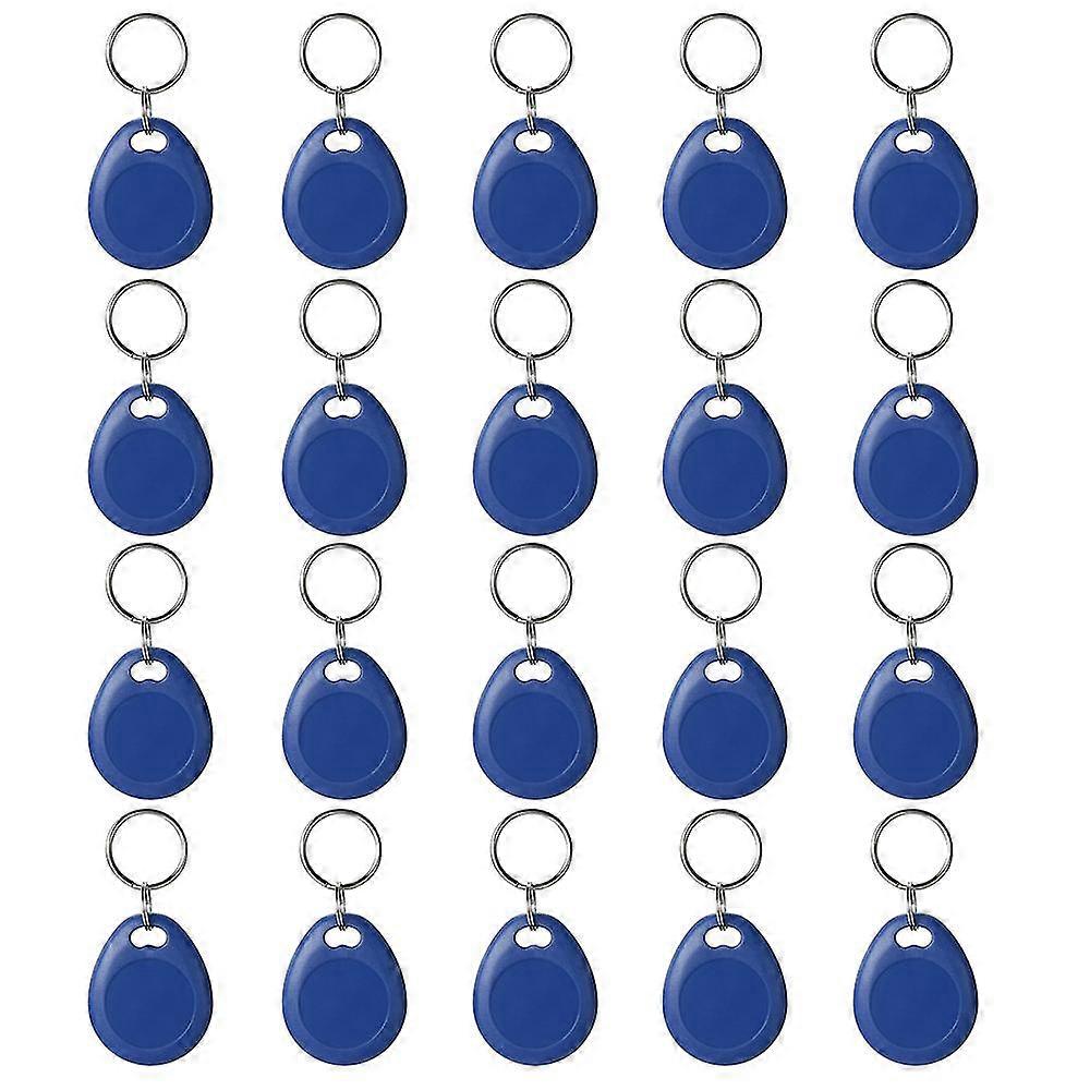 20pcs Wble Rewrite 125khz Rfid Tag Keyfob Keychain S For Access --deep