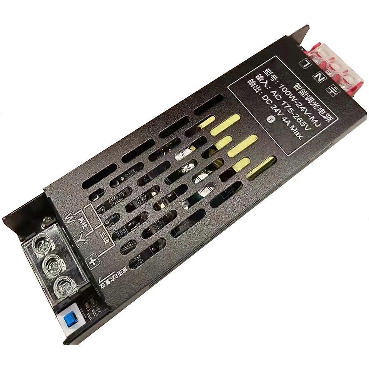 100W LED Strip Controller DC24V Intelligent Dimming Voice Control Lighting Transformer with Bluetooth APP Control