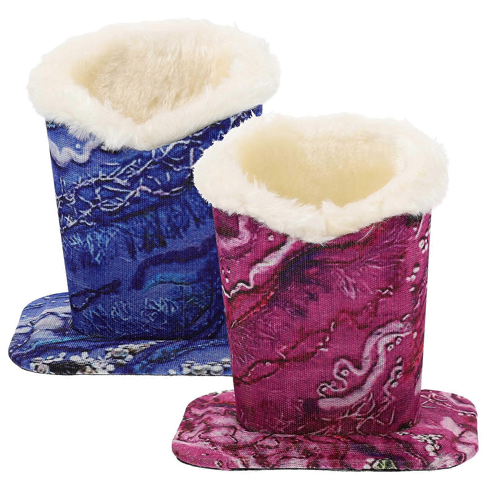 2pcs Plush Glasses Holder Eyeglasses Holder Plush Sunglasses Case Glasses Plush Stand Glasses Base