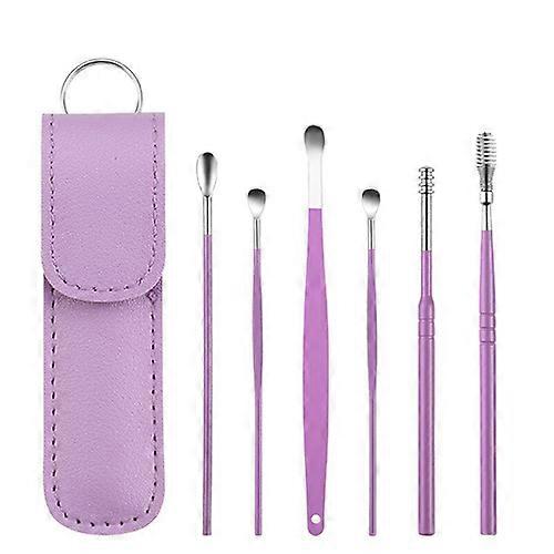 Čistič uší Odstraňovač ušního mazu Nástroj Vyndejte ušní maz Lžíce Spirála Uši Vytvrzovací sada