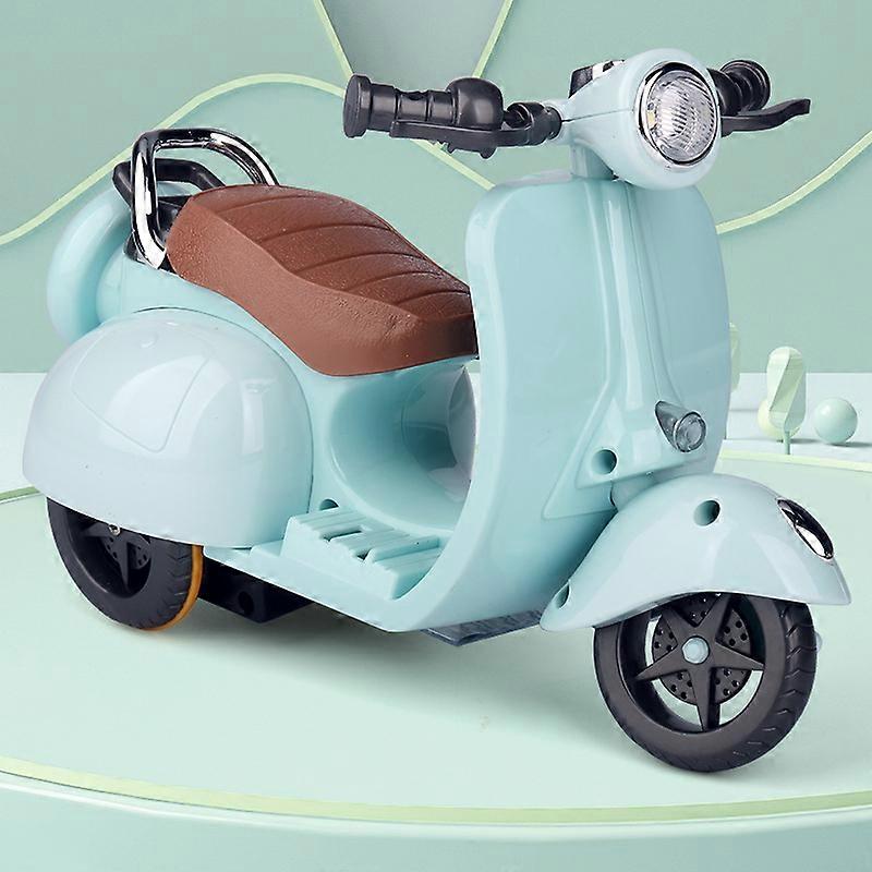 Electric Hamster Ride-On Motorcycle Colorful Light-Up and Music-Activated Rotating Pet Toy
