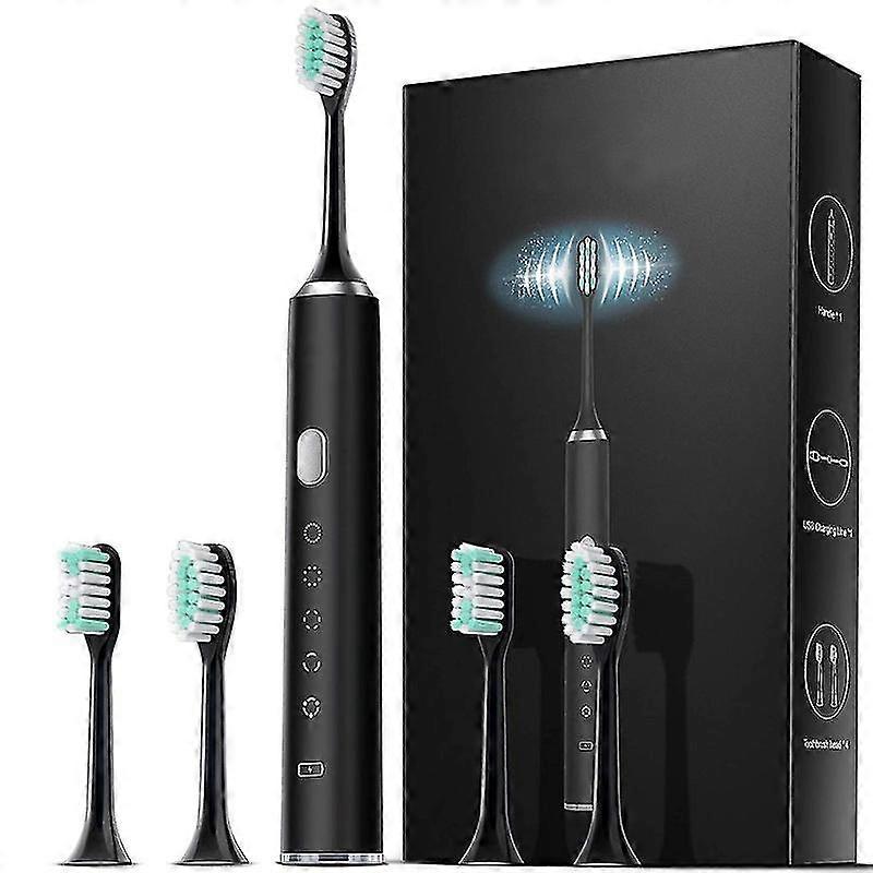 Electric Toothbrush Sonic Toothbrush With 4 Brush Heads. Multiple Modes, Easy To Use