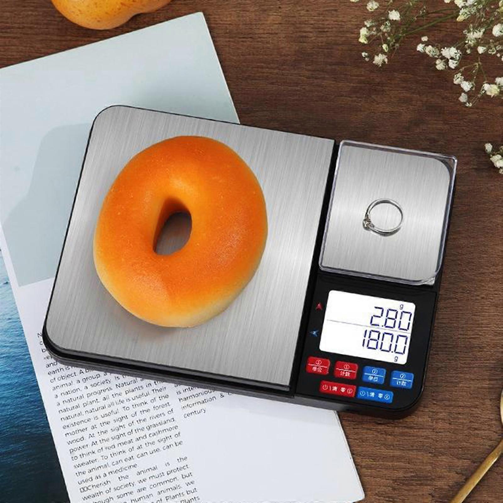 Dual Platform Precision Scale Easy-to-Read Digital Display Digital Food Scale