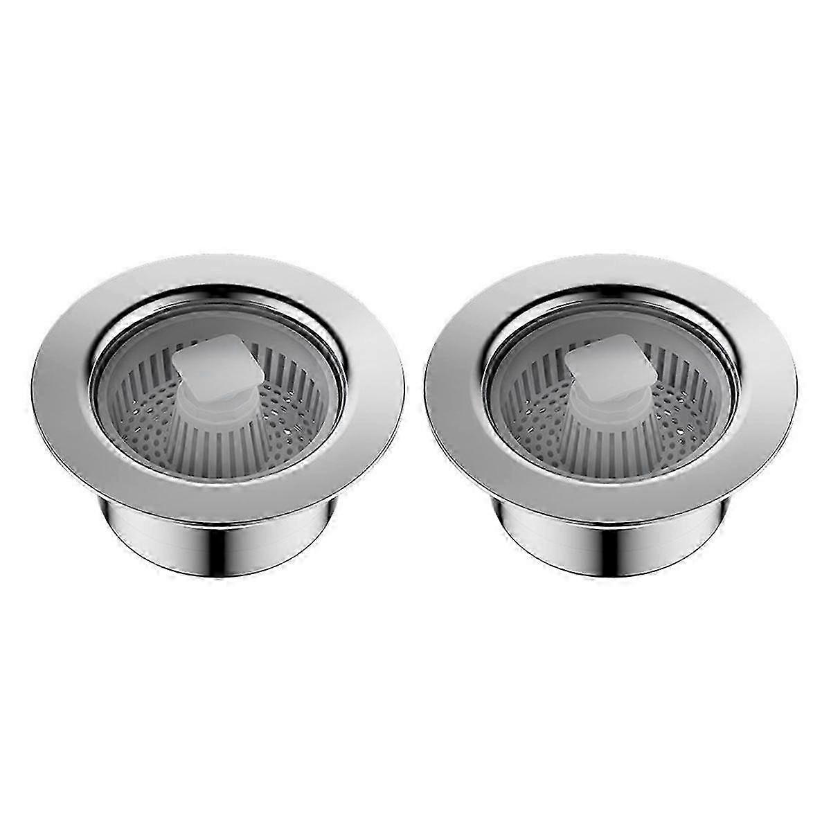 Kitchen Filter Sink Sink Strainer Drain Basket Stopping Blockage Bouncing Core Leak-proof Plug