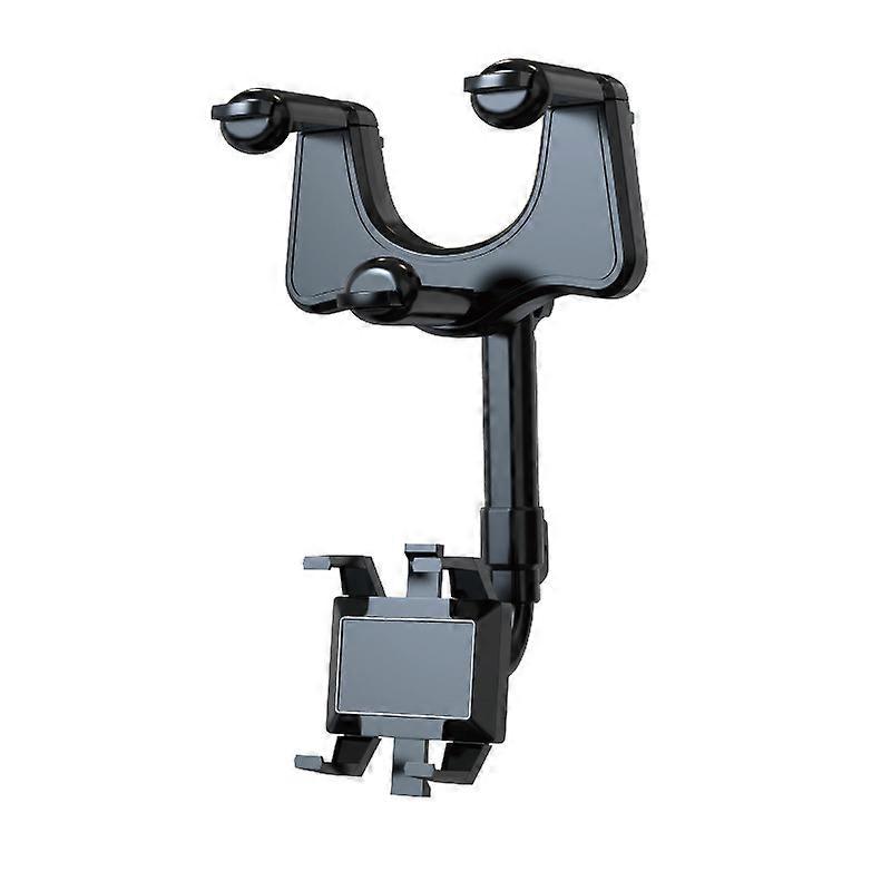 Rearview Mirror Phone Holder for Car Phone and GPS Mount Universal 360 Rotation Adjustable Telescopic Car Phone Holder