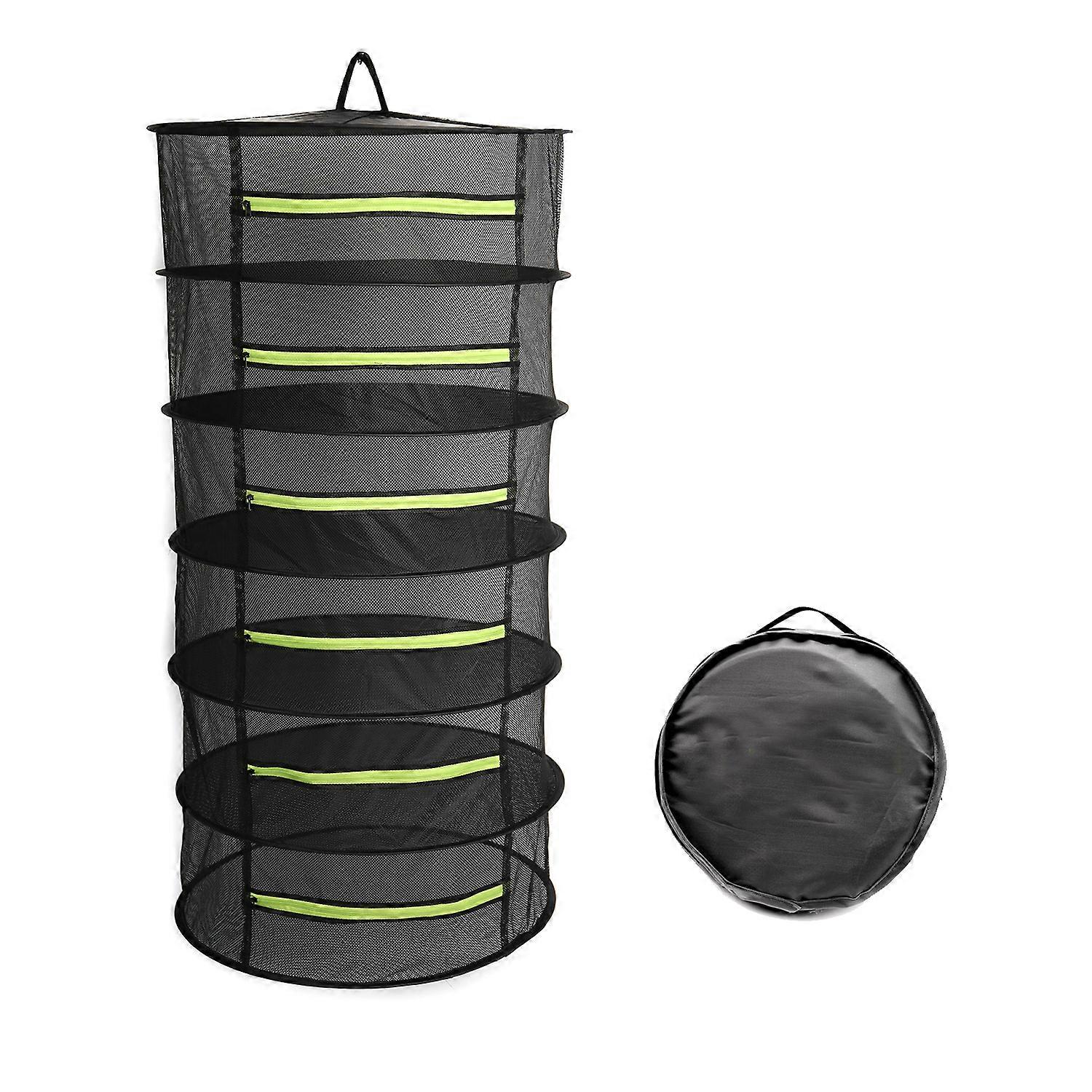 Foldable Hanging Drying Net 6 Layers Drying Basket Large Drying Net Storage Tent Bud Plant Drying