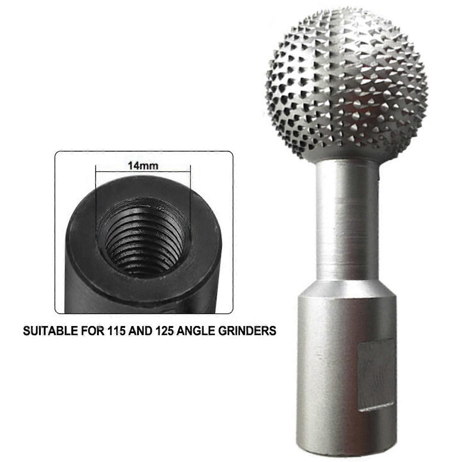 Nose Rotary Burr Sharp Spherical Design Handmade Sphere Rotary Grinding Head for Model Engineering