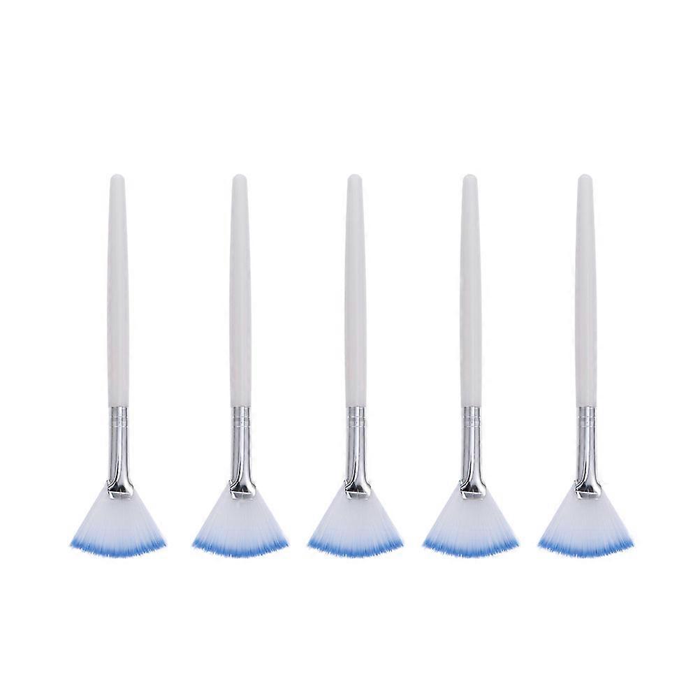 5 stuks make-up fan mini mini make-up lepel make-up spatel tool klei tool siliconen make-up applicator