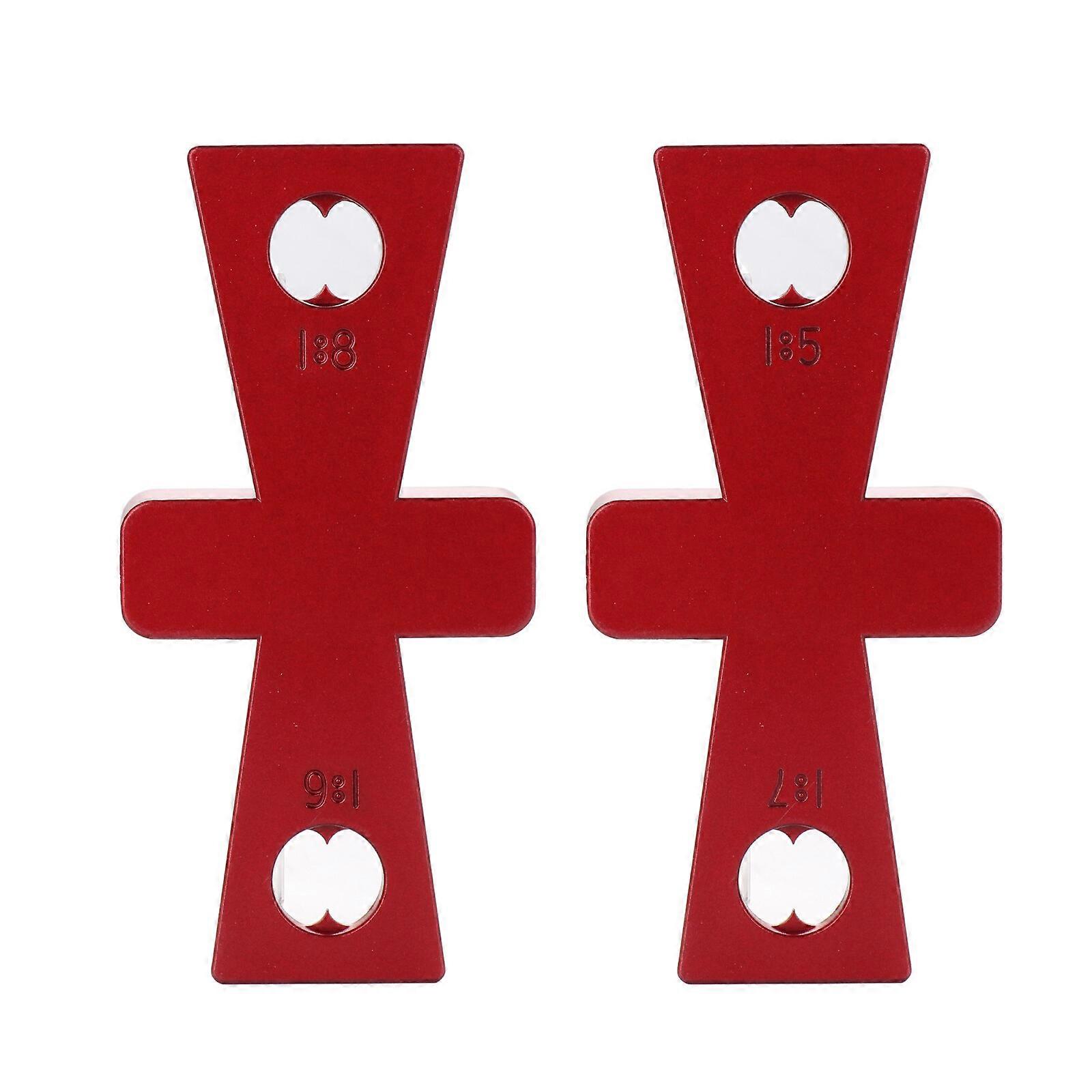 100% New Upgraded 2pcs DIY Dovetail Marker Scribe Line Planner for Woodworking Templates Drawing Gauges