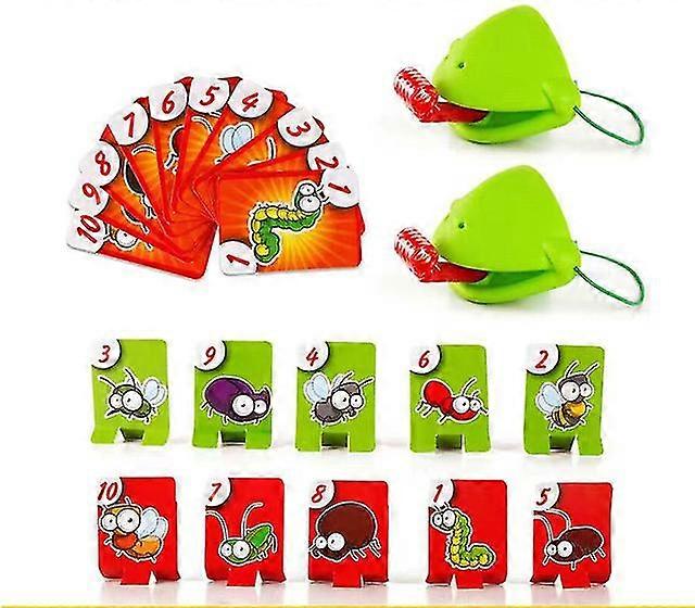 カメレオントカゲマスクワギングタンリックカードボードゲーム子供向けファミリーパーティーおもちゃ抗ストレス面白いデスクトップゲームのおもちゃ