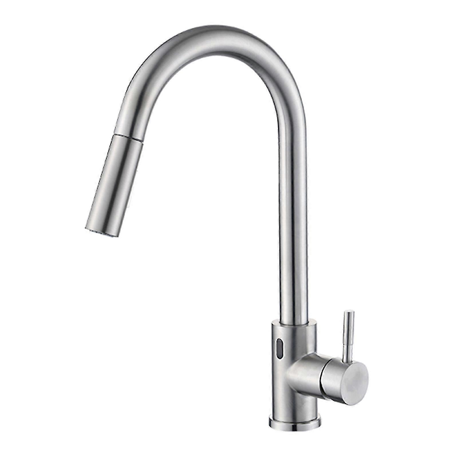 Touch Control Tap Faucet Sensor Kitchen Faucets Sink Sprinkler Water-tap Home Mixer 360rotation Pull Out Spout