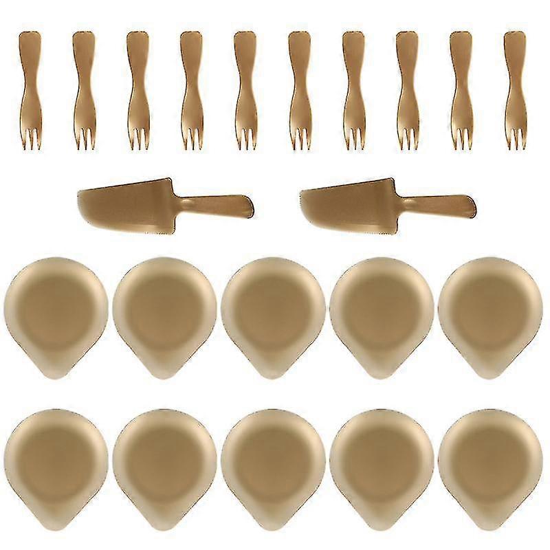 22pcs Paper Tableware