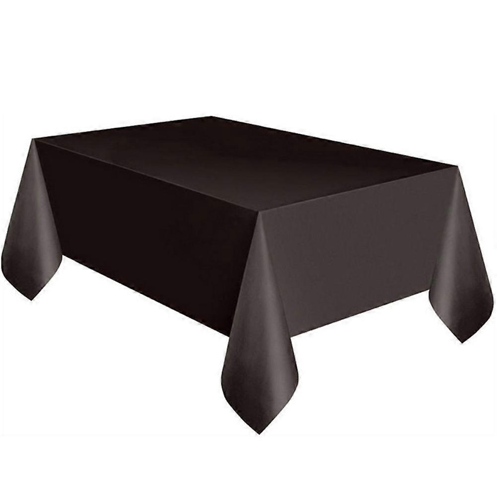 Solid Color Rectangle Dining Table Cover Cloth Birthday Party Tablecloth Decor JIKAIX