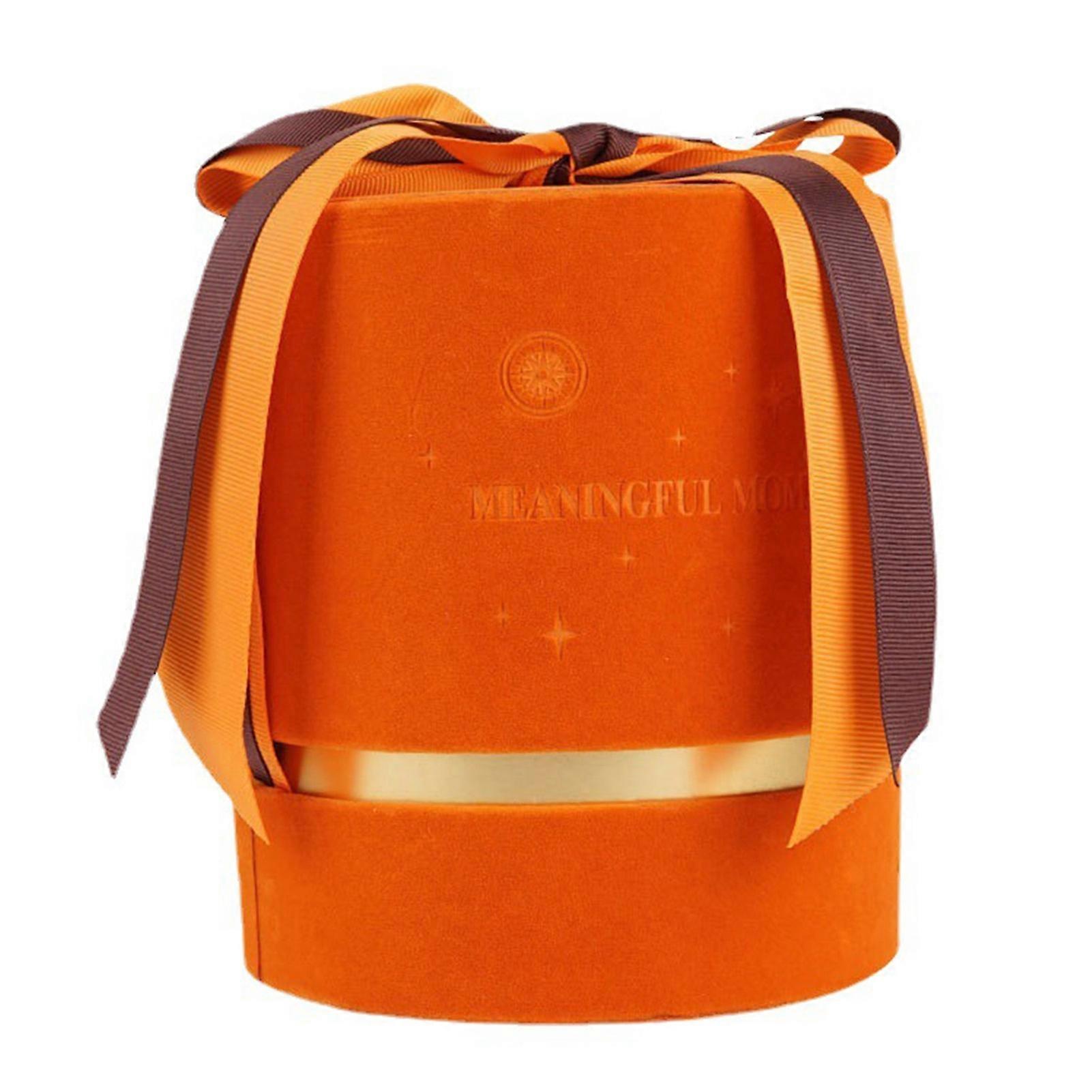 Cylindrical Gifts Package Box Delicate Design Flannel Convenient Use Candy Package Box Wedding Decor JIKAIX