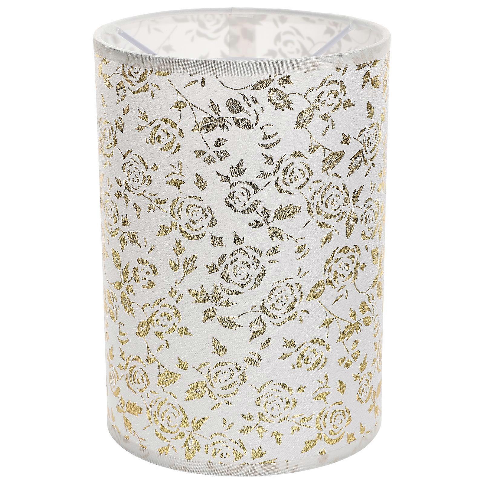 Small Lampshade E27 Base Pattern Indoor Light Cover Desk Lamp Shade Cover