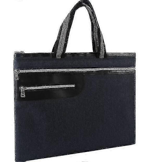 Jacquard Handbag Briefcase File Holder Business File Storage Bag