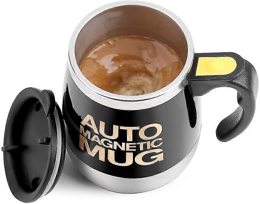 Magnetic Mixing Cup Stainless Steel Automatic Coffee Cup