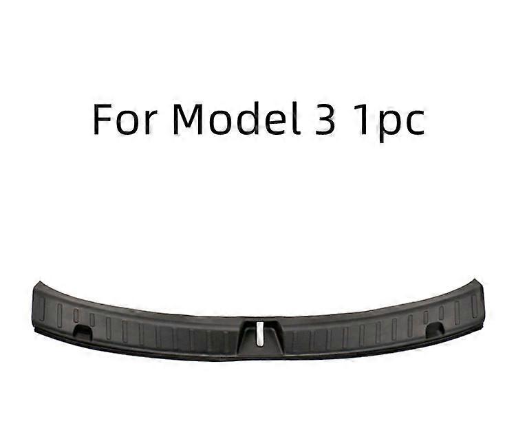 TEFUN Bagagelucka Tröskelplåt för Tesla Model 3 Model Y 2022 2023 Gummi Boot Skyddsöverdrag Model Y 2023 5 platser Tillbehör