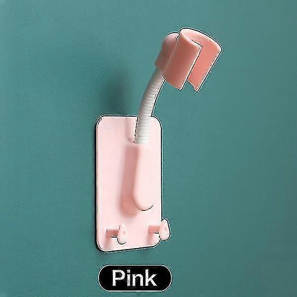 Universal 360 Shower Head Holder Adjustable Self-adhesive Showerhead Bracket Wall Mount With Hook Stand