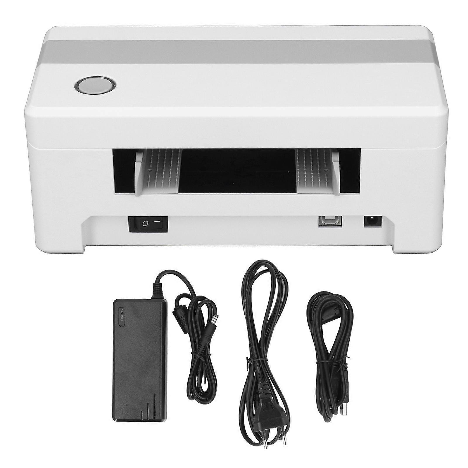 Label Printer USB Bluetooth Thermal Shipping Packages Maker Self Adhesive Sticker Printing Machine 100240V EU Plug