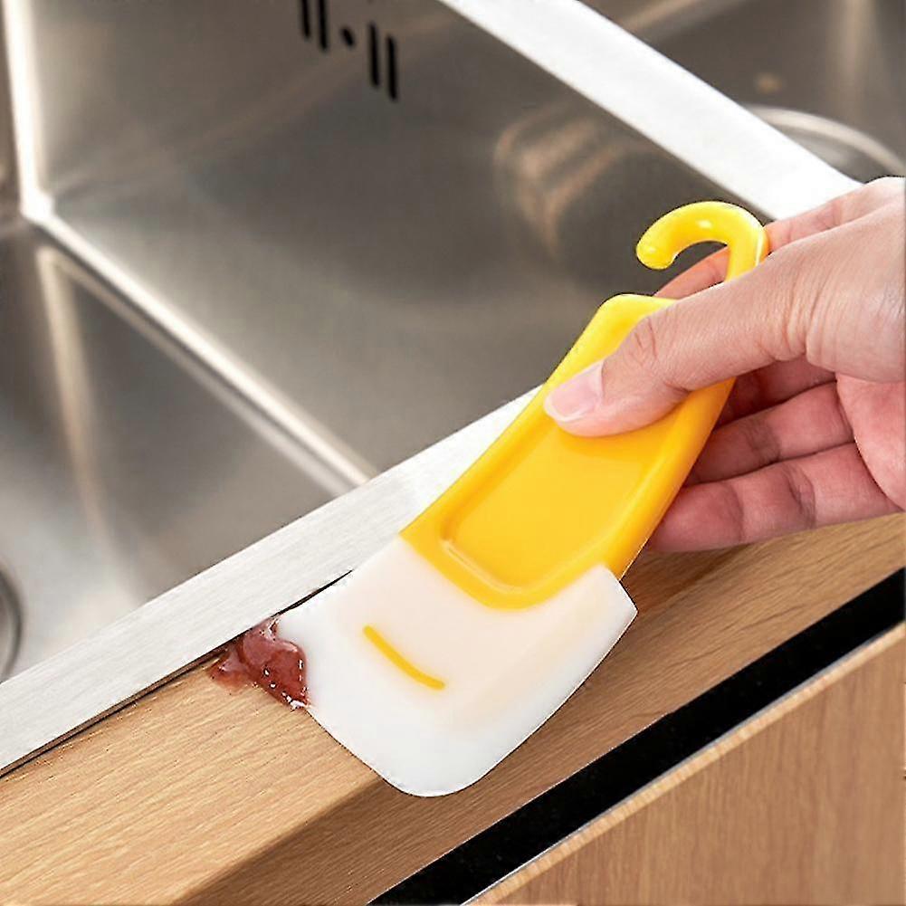 Silicone Pan Scraper Kitchen Utensil Cleaning Spatula Tools Cooking Baking