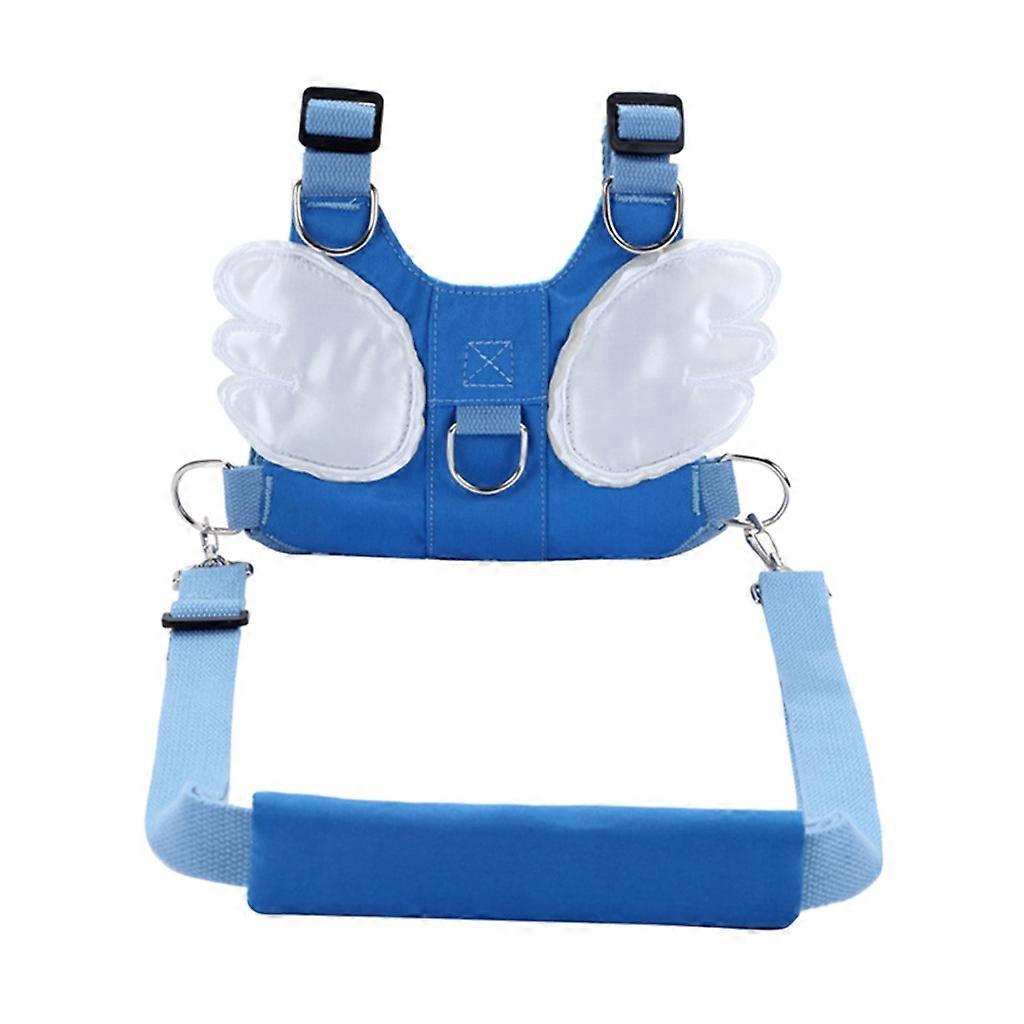 طفل صغير مضاد للضياع حقيبة ظهر حزام الأمان حبل الجر الأزرق