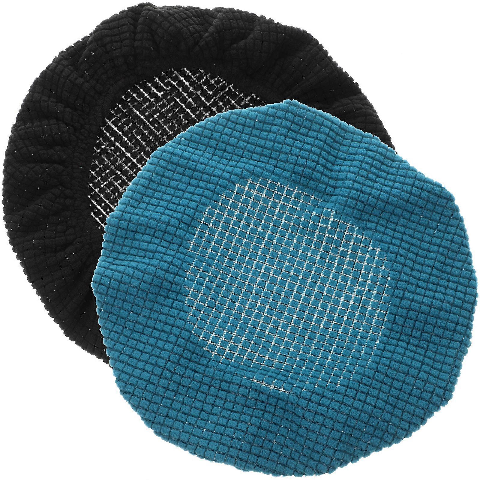 2pcs Round Bar Stool Covers Simple Stool Covers Washable Elastic Stool Protector