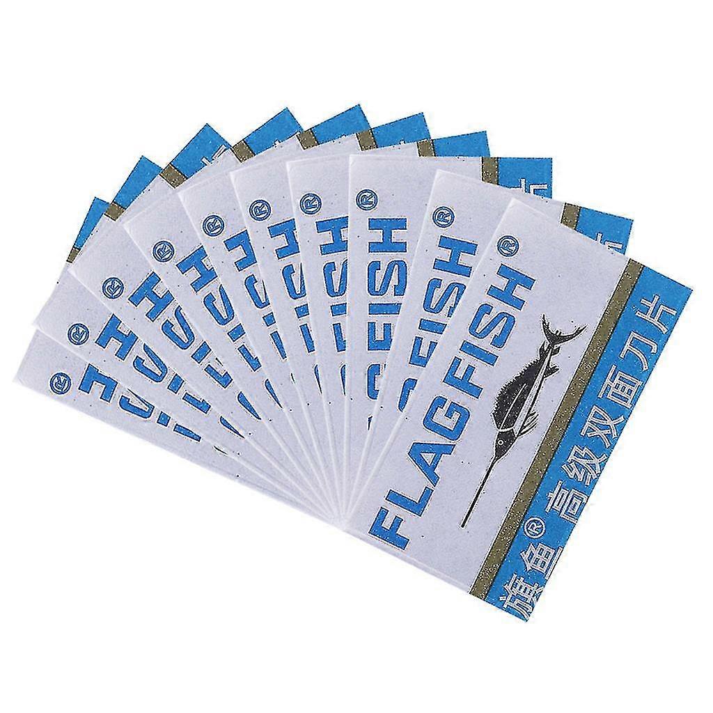 10pcs Double Edge Blade Replacement Fit Manual para Razor Men Beard Trimming para