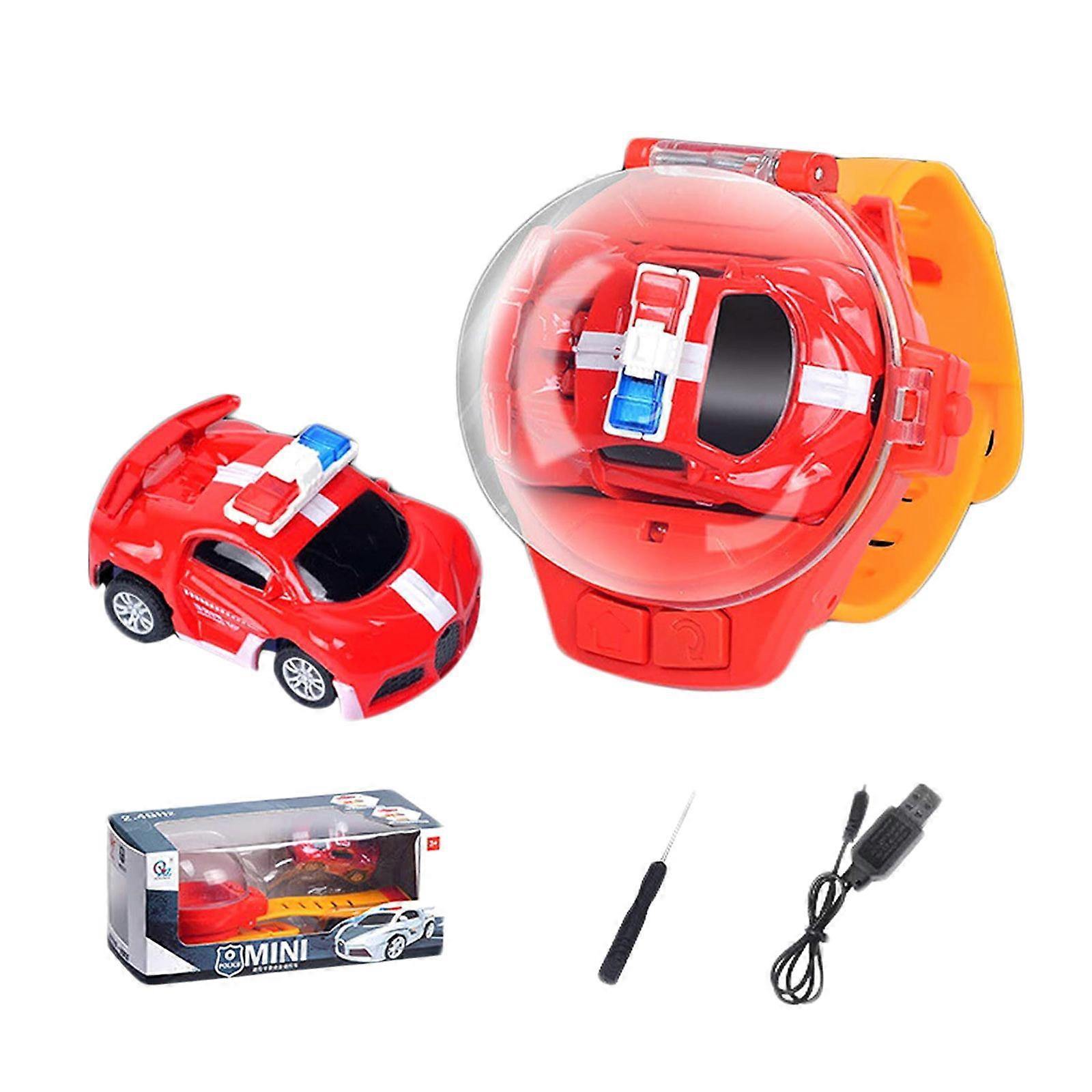 Mini Remote Control Watch Car - 2.4GHz, USB Charging（Toy Playsets）