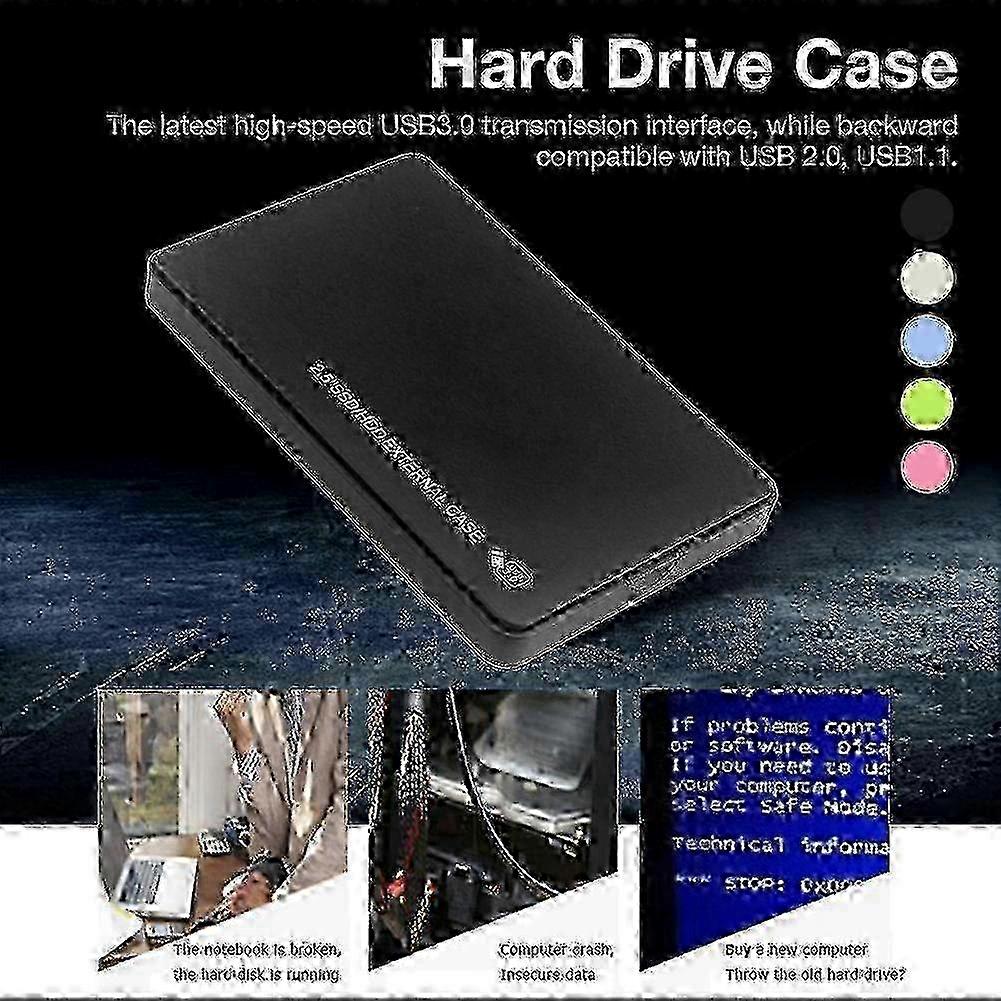 2.5 inch USB3.0 Hard Disk Box Carcasă externă mobilă 5Gbps SATA HDD SSD pentru notebook Desktop PC (nu include hard disk)