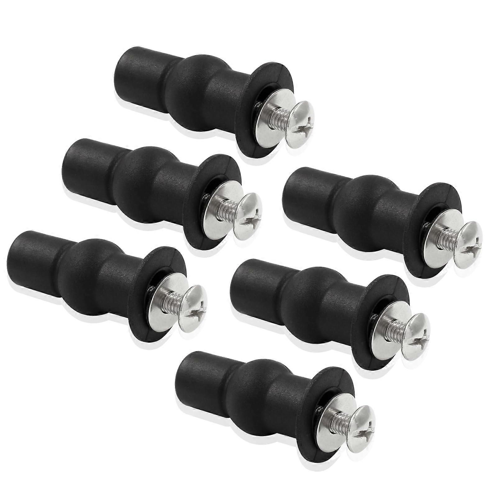 Toilet Seat Hinges Replacement Kit with Rubber Material for Easy Fixing