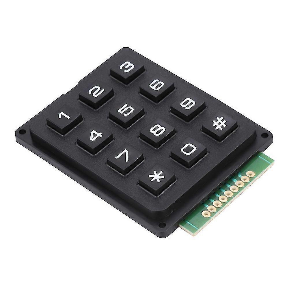 Keyboard Modules with 12 Keys 3x4 Push Buttons External Keypad compatible with MCU-YM