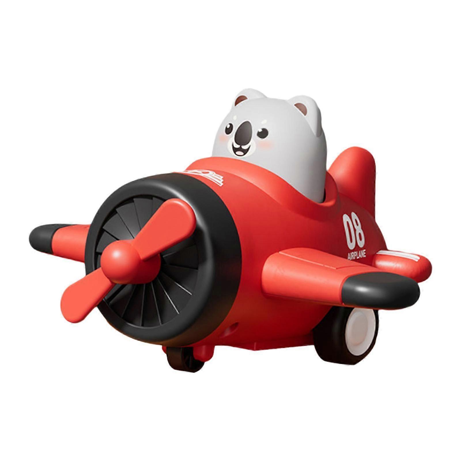 摩擦玩具飛行機赤ちゃん玩具飛行機玩具1 2 3歳児用子供男の子女の子赤