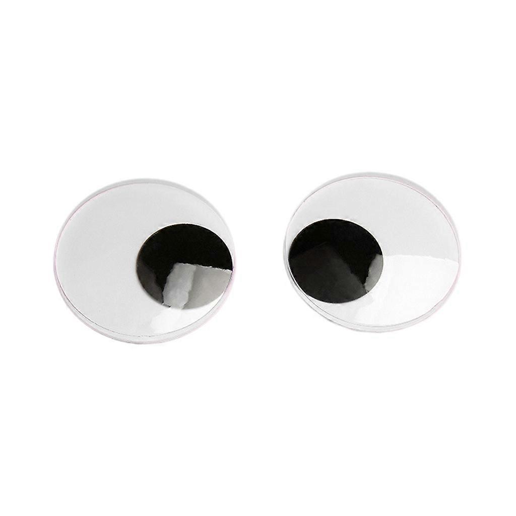 7.5/10/15cm Googly Wiggle Eyes DIY pour accessoires de poupée Auto-adhésif pour poupée Yeux plats pour l’artisanat Rembourré pour la main de poupée