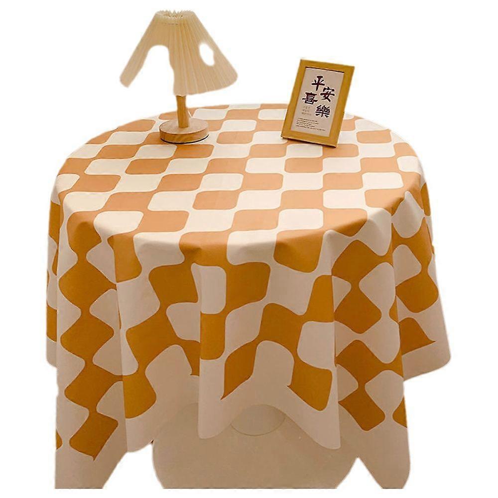 Chess plate Plaid tablecloth Wind   plaid tablecloth student dormitory book tablecloth round table table tablecloth coffee table table mat