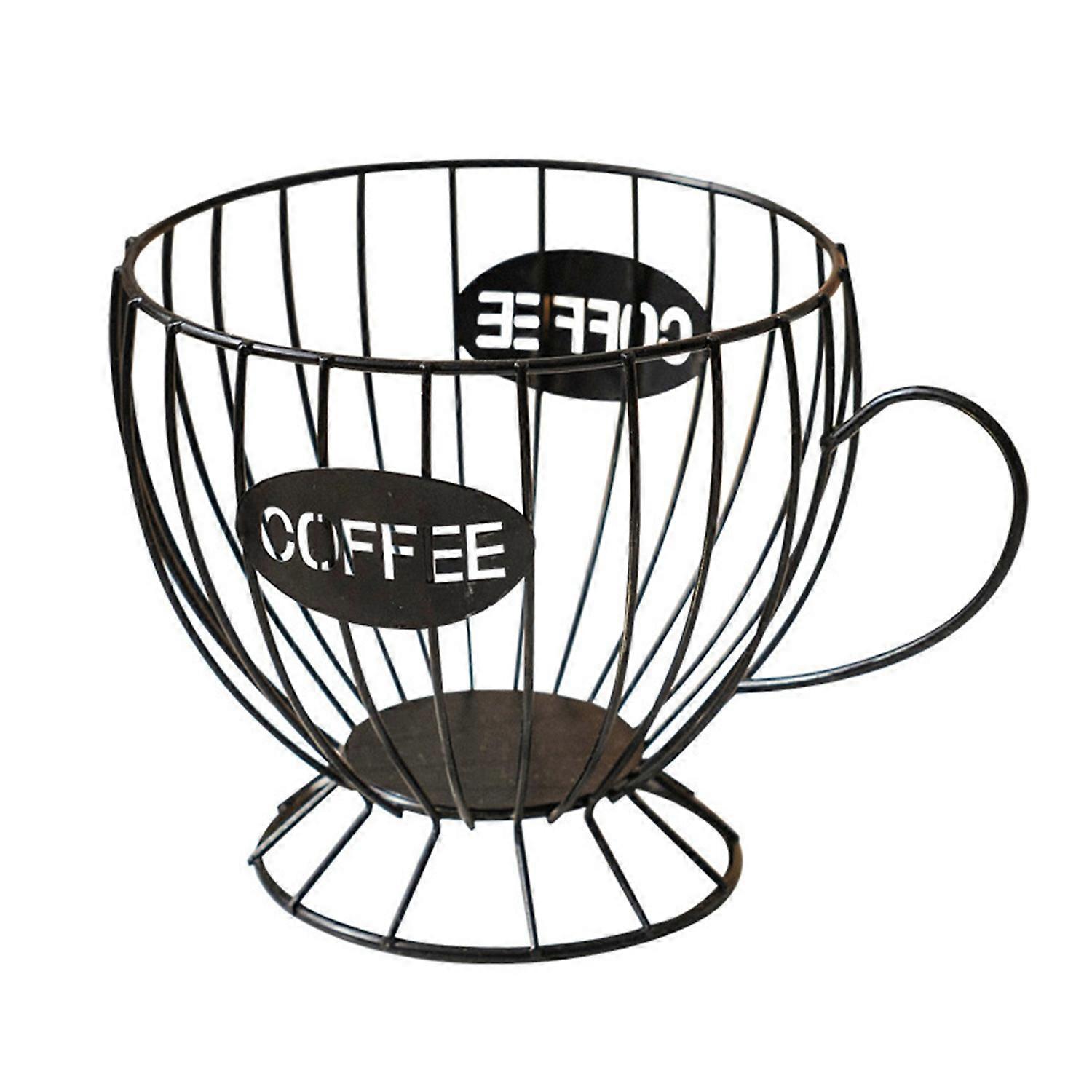Coffee Pods Holder Counter Organizer with Handle Spacious Capacity Quick Access Multi-Purpose